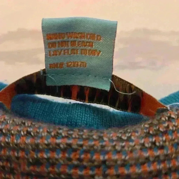 Flying Tomato Knit Stretch Dress Cream Black Size Medium - Picture 13 of 13